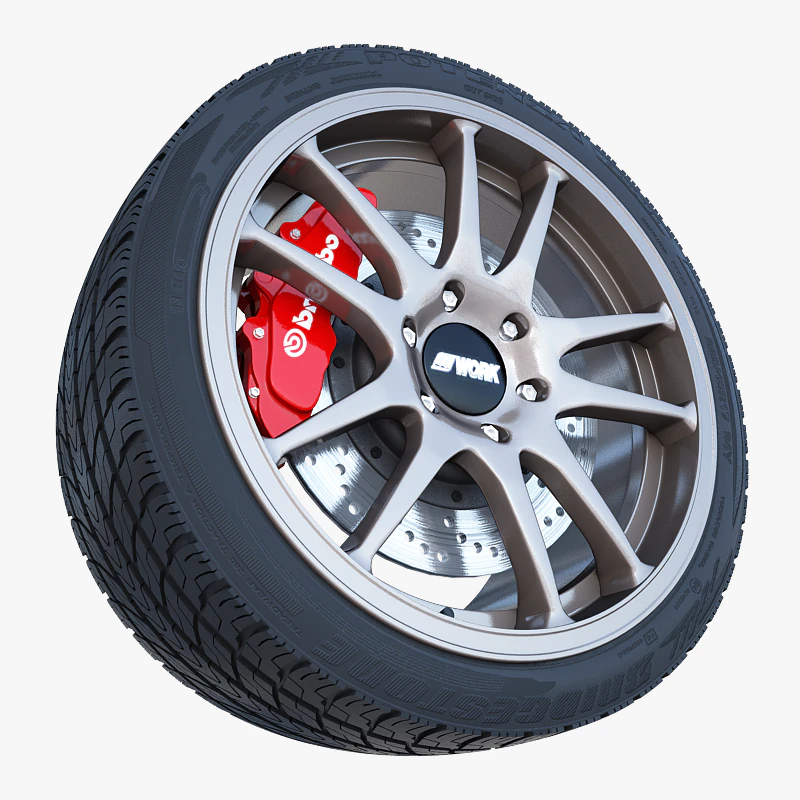 work crag st5 wheel 3D Model .c4d .max .obj .3ds .fbx .stl .blend 