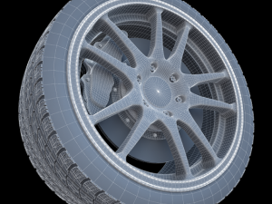 work crag st5 wheel 3D Модель