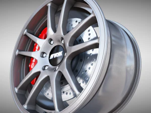 work crag st5 wheel 3D Model