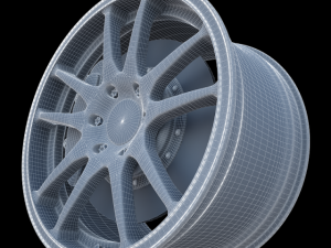 work crag st5 wheel 3D Модель