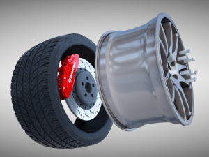 work crag st5 wheel 3D Модель