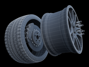 work crag st5 wheel 3D Модель