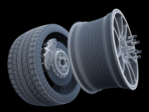 work crag st5 wheel 3D Модель