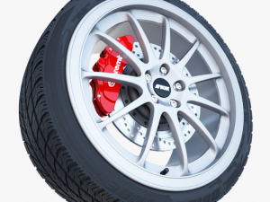 work emotion 11r wheel 3Dモデル