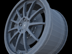 work emotion 11r wheel 3Dモデル