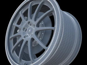 trabalhar emo&ccedil;&atilde;o roda 11r Modelo 3D