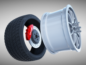 work emotion 11r wheel 3Dモデル