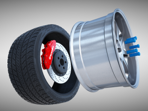 work emotion xd9 wheel 3D Model