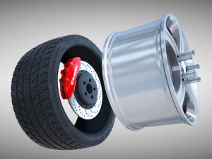 roda de carro Modelo 3D