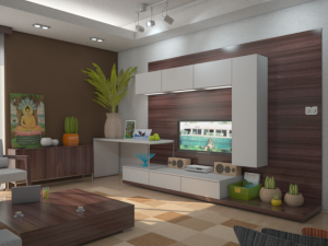 living room 2 3D Modell