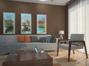 living room 2 3D Modell