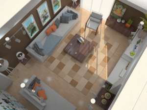 living room 2 3D Modell