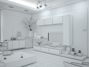 living room 2 3D Modell