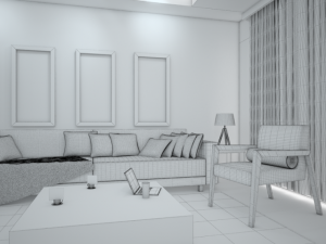 living room 2 3D Modell