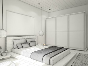 bedroom 1 3Dモデル