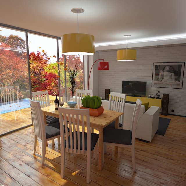 living room 3 Modello 3D .c4d .max .obj .3ds .fbx .stl .blend 