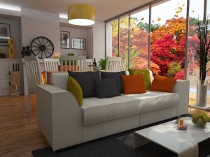living room 3 Modello 3D