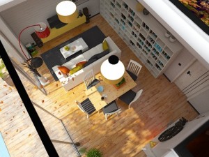 living room 3 Modello 3D