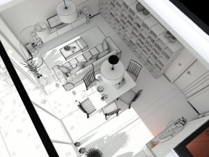 living room 3 Modello 3D