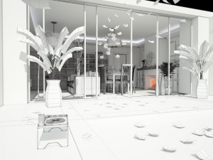 living room 3 Modello 3D