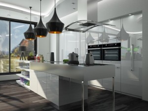 kitchen dining and living room 3D Модель