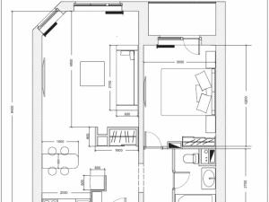apartamento pequeno Modelo 3D