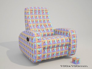 armchair russobalt 3D Model