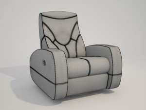 armchair russobalt 3D Model