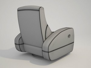 armchair russobalt 3D Model