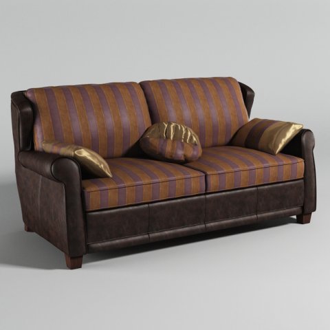 sofa franklin roybosh 3D 模型 .c4d .max .obj .3ds .fbx .stl .blend