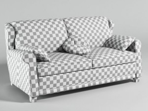 sofa franklin roybosh 3D 模型