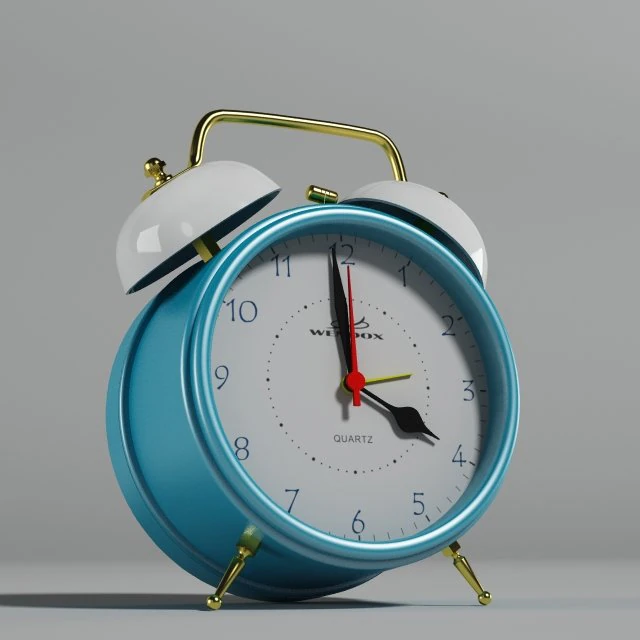 alarm clock quartz wendox 3D Model .c4d .max .obj .3ds .fbx .stl .blend 