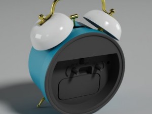 alarm clock quartz wendox Model 3D