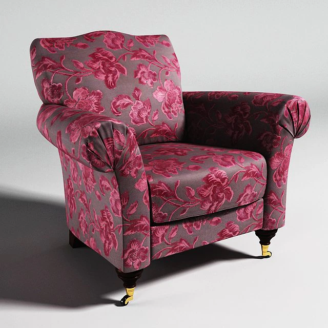 armchair philadelphia 3D Model .c4d .max .obj .3ds .fbx .stl .blend