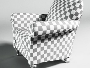 armchair philadelphia Model 3D