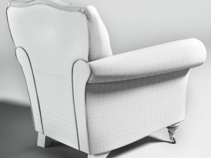 armchair philadelphia Model 3D