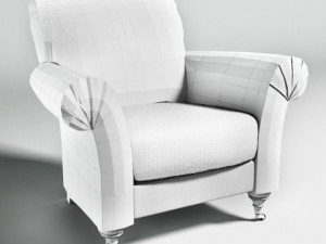armchair philadelphia Model 3D