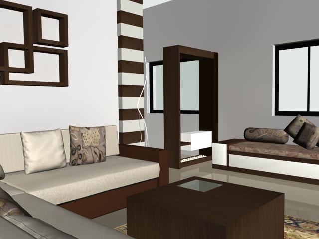 living room 3D Model .c4d .max .obj .3ds .fbx .stl .blend 