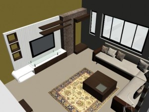 living room 3D Model