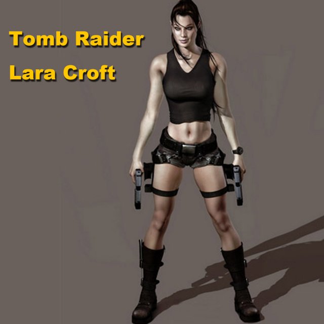 Lara Modèle 3D .c4d .max .obj .3ds .fbx .stl .blend 