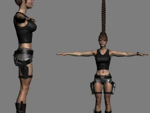 Lara 3D Model