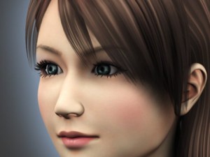 Digital woman 2 Model 3D