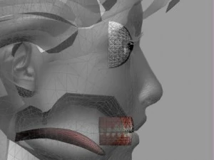 Bathing woman jasmine 3D Model