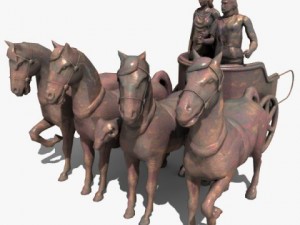 carriage sculpture Model 3D