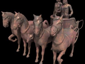 carriage sculpture 3D Model