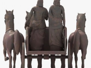 carriage sculpture 3D Model