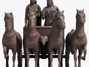 carriage sculpture 3D Model