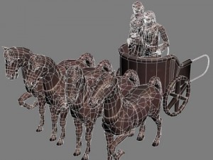 carriage sculpture 3D Model