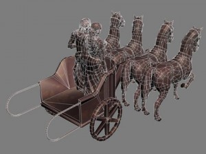 carriage sculpture 3D Model