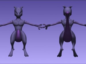 mewtwolowpoly 3D Model